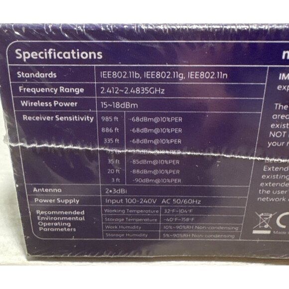 Macard Wi-Fi Range Extender Booster With Ethernet Port - Picture 5 of 5